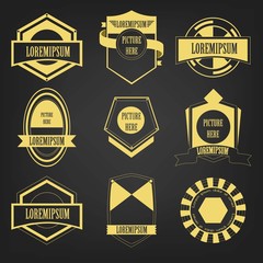 Obraz premium Vintage Logo Vector Set