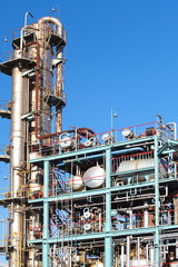 petrochemical industrial plant