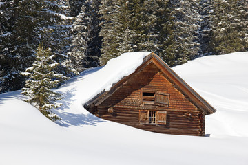 Winter in alps