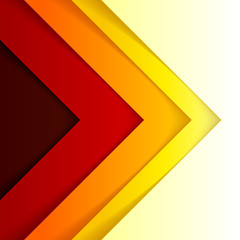 Abstract red and orange triangle shapes background