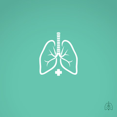 Lungs sign - hospital label