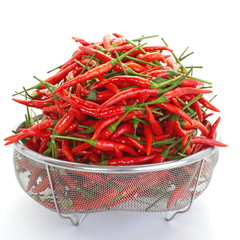 group of red chilies
