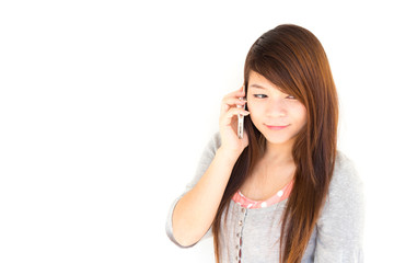 woman call to someone
