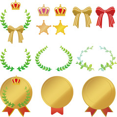 賞のデコレーション