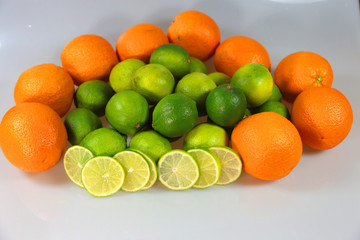 Orangen und Limonen