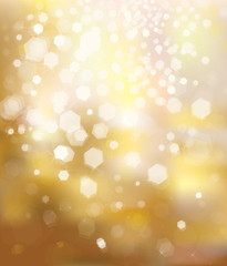 Vector glitter golden background.