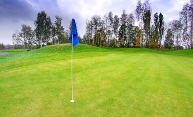 Obraz premium Golf course landscape and green