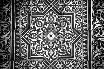 Obraz premium Grunge background with oriental ornaments .