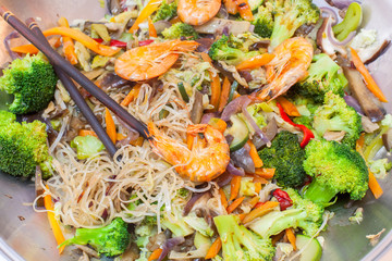 Wok stir fry