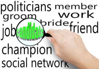 Search candidate