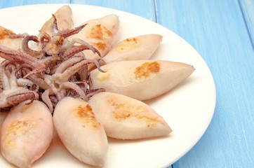 Calamares a la parrilla