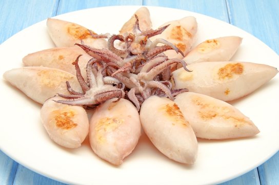 Calamares a la parrilla