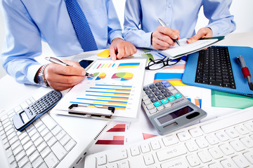 Business team working in the office.