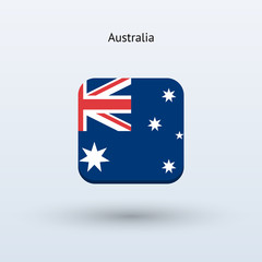Obraz na płótnie Canvas Australia flag icon