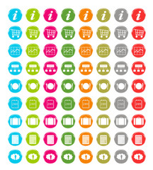 Set de iconos de colores para Web