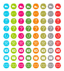 Set de iconos de colores para Web