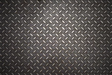 Photo sur Plexiglas Métal Plaque diamantée en acier sans soudure