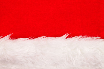 Red velvet background with white fluffy border