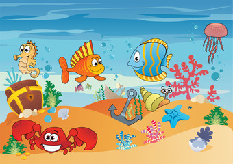 Plakat Sea life