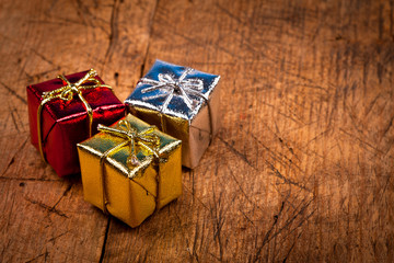Colorful Christmas gifts