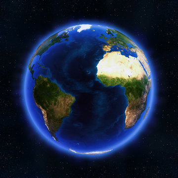 Atlantic globe