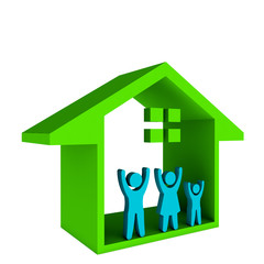 House with Happy Family (3)