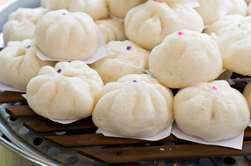 Fototapeta na wymiar Steamed dumpling