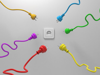 Colorful plugs