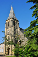 Fototapeta na wymiar France, Salignac church in Dordogne