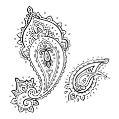 Paisley. Ethnic ornament.