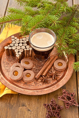 Kleiner Kaffee und Plaetzchen