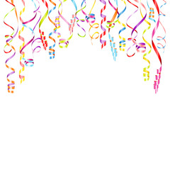 Party Background Colored Streamers