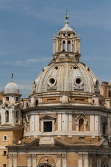 Fototapeta na wymiar Kościół Najświętszego Imienia Maryi w Forum Trajana i Święty But