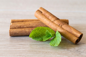 Mint with cinnamon