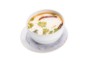 Thai famous soup Thom Yam