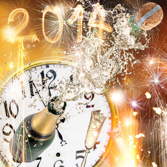 New Year celebration theme