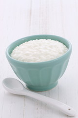 Delicious fresh and healthy cottage cheese