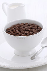Delicious cocoa cereal