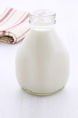 Fresh organic  milk pint