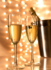 Pair of champagne flutes
