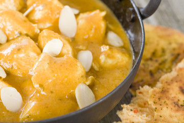 Chicken Korma - Chicken with a mildly spiced creamy sauce