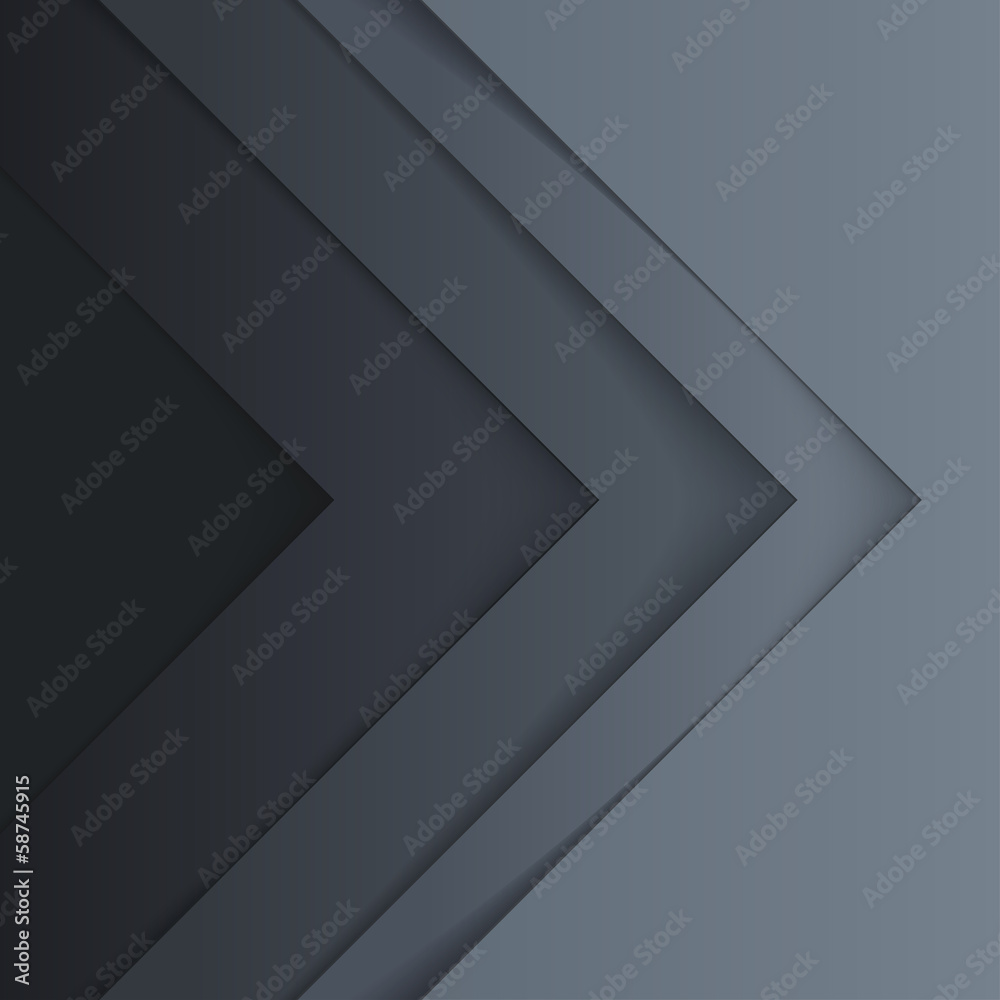 Poster Abstract grey triangle shapes background