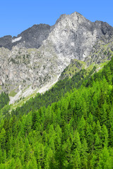 Fototapeta na wymiar Riesenfernergruppe pasmo górskie, w Południowym Tyrolu, Włochy