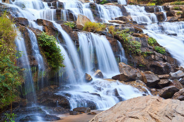 Fototapeta premium Mae Ya waterfall in Chiangmai province of Thailand