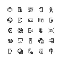 Mobile Comminication Icons Set