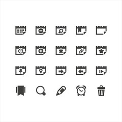 Calender Icons Set