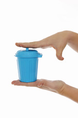 mini-poubelle réduction des déchets