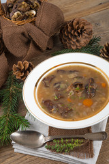 forest mushroom soup