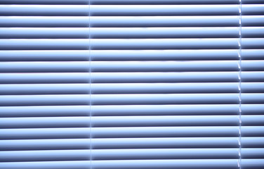 Obraz premium White jalousie, close up