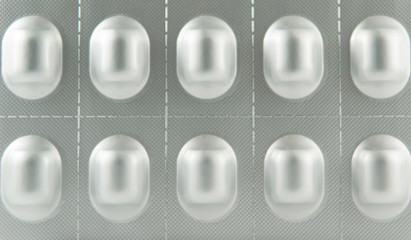 Aluminum blister texture background